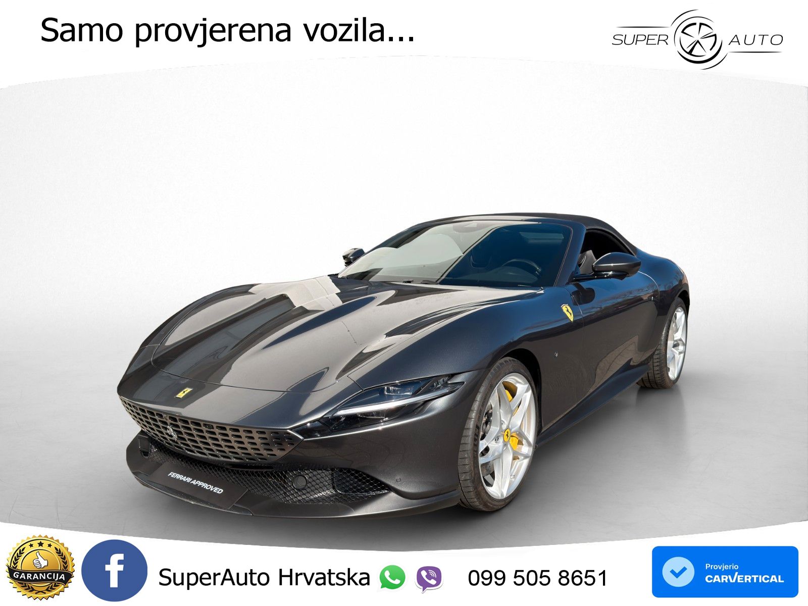 Ferrari Roma Spider 3.9 V8 (620 KS) F1 DCT LED+GR SJED+ACC