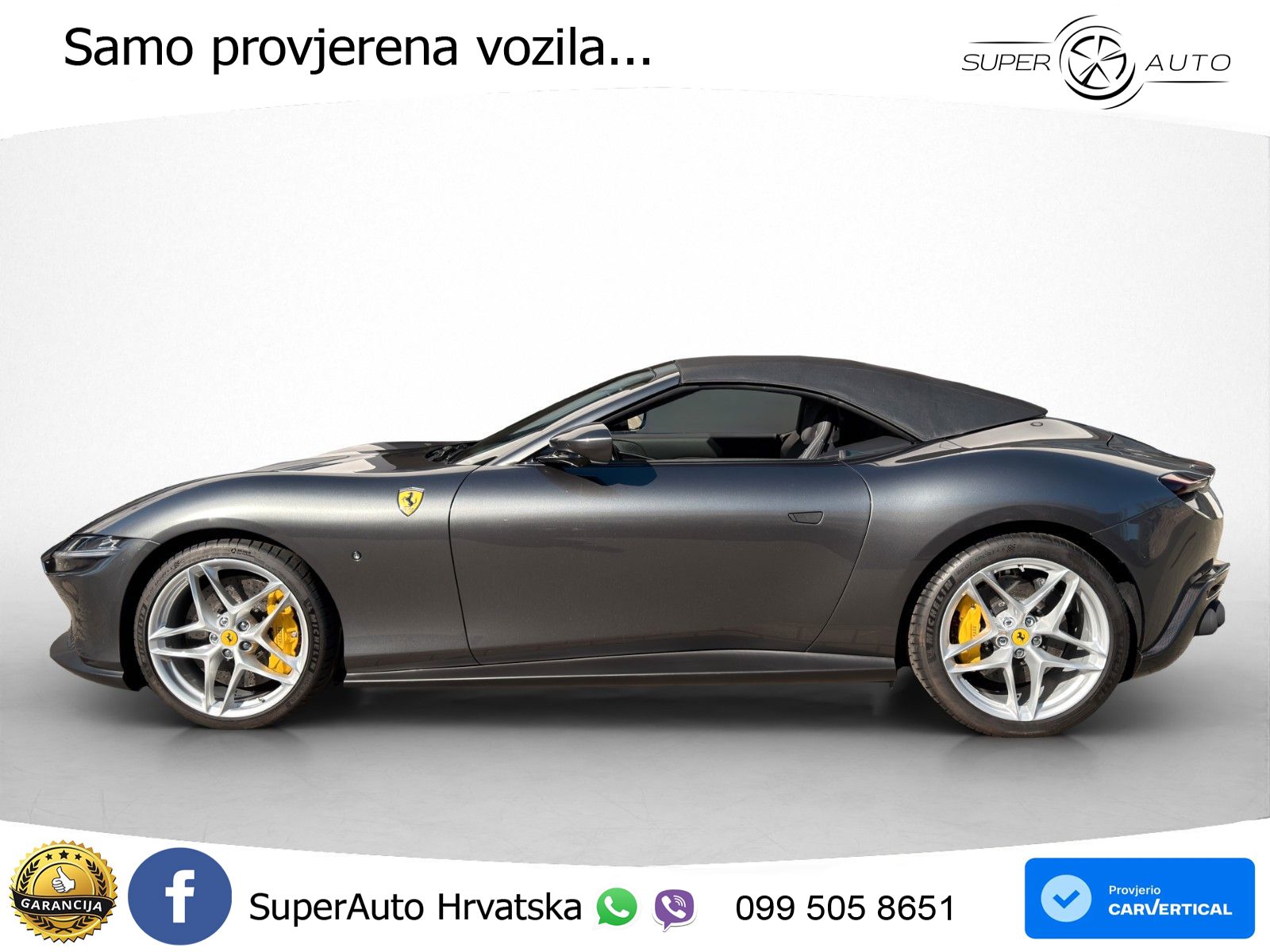 Ferrari Roma Spider 3.9 V8 (620 KS) F1 DCT LED+GR SJED+ACC