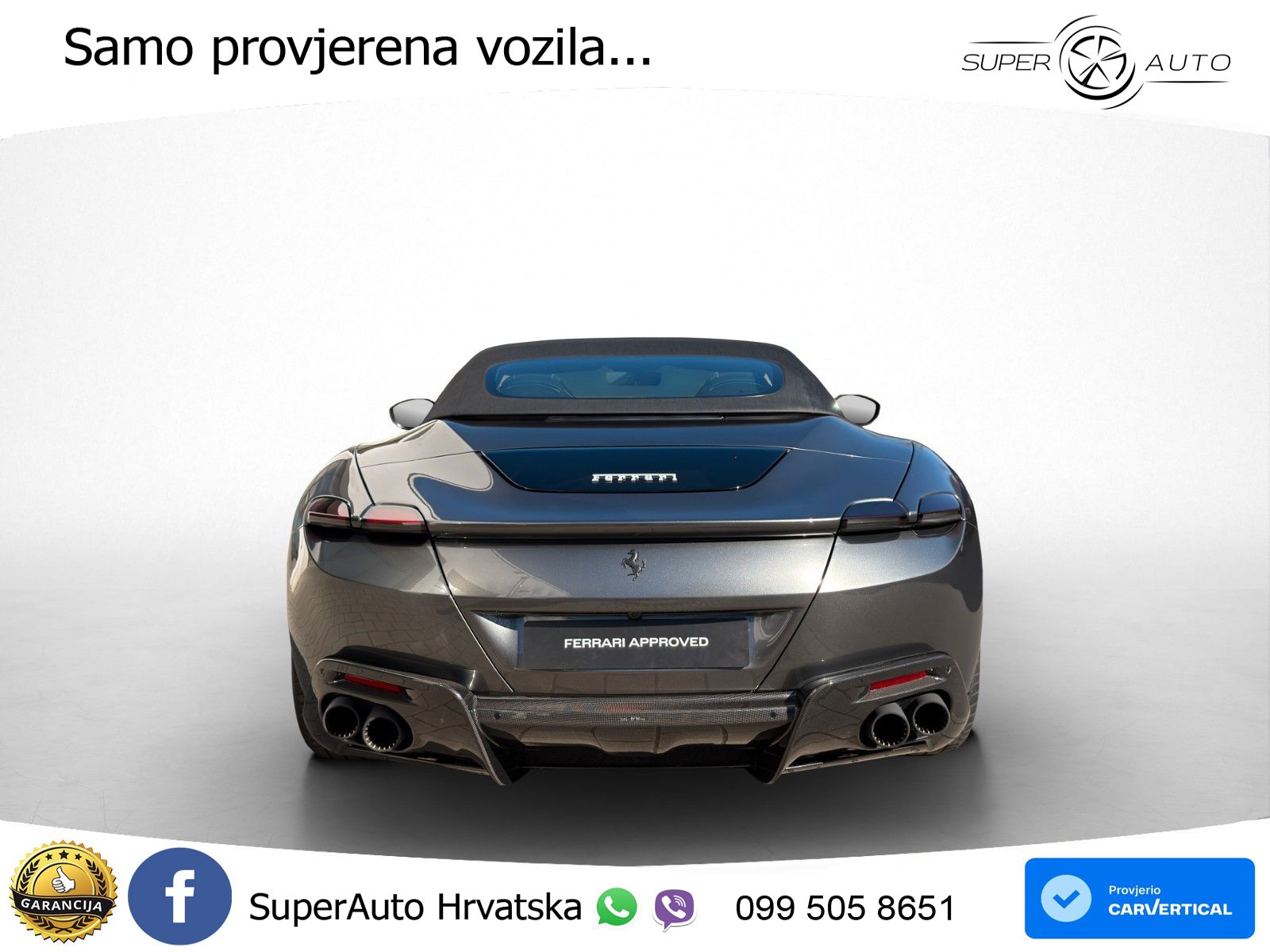 Ferrari Roma Spider 3.9 V8 (620 KS) F1 DCT LED+GR SJED+ACC