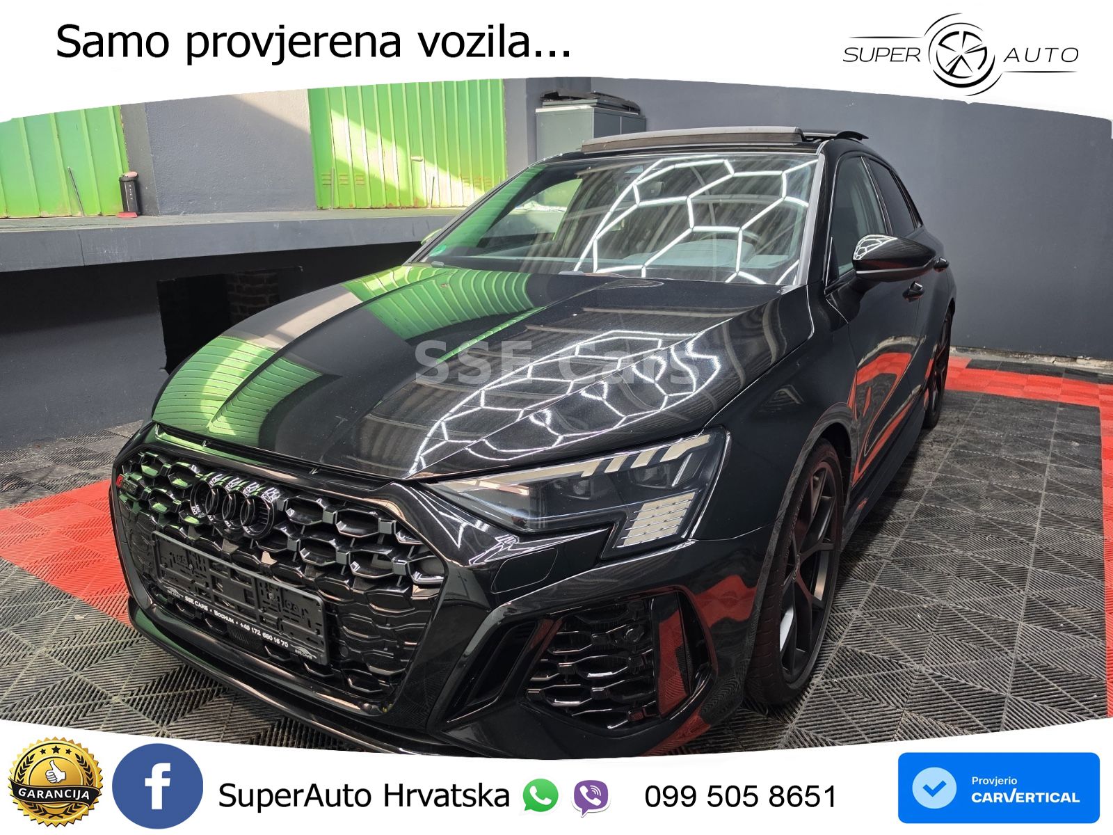 Audi RS3 Sportback 2.5 TFSI (400 KS) quattro S tronic LED+GR SJED+ACC