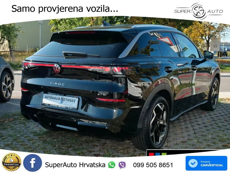 Volkswagen T-Roc 1.5 eTSI (150 KS) DSG R-Line LED+GR SJED+ACC