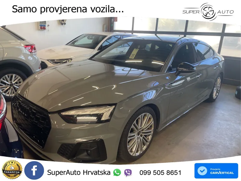 Audi A5 Sportback 45 TFSI (265 KS) quattro S tronic S line