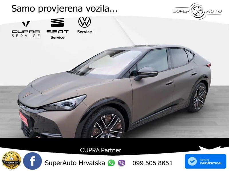 Cupra Tavascan 82 kWh (340 KS)  4WD VZ ACC+HEAD+4xGR SJED+360+PANO