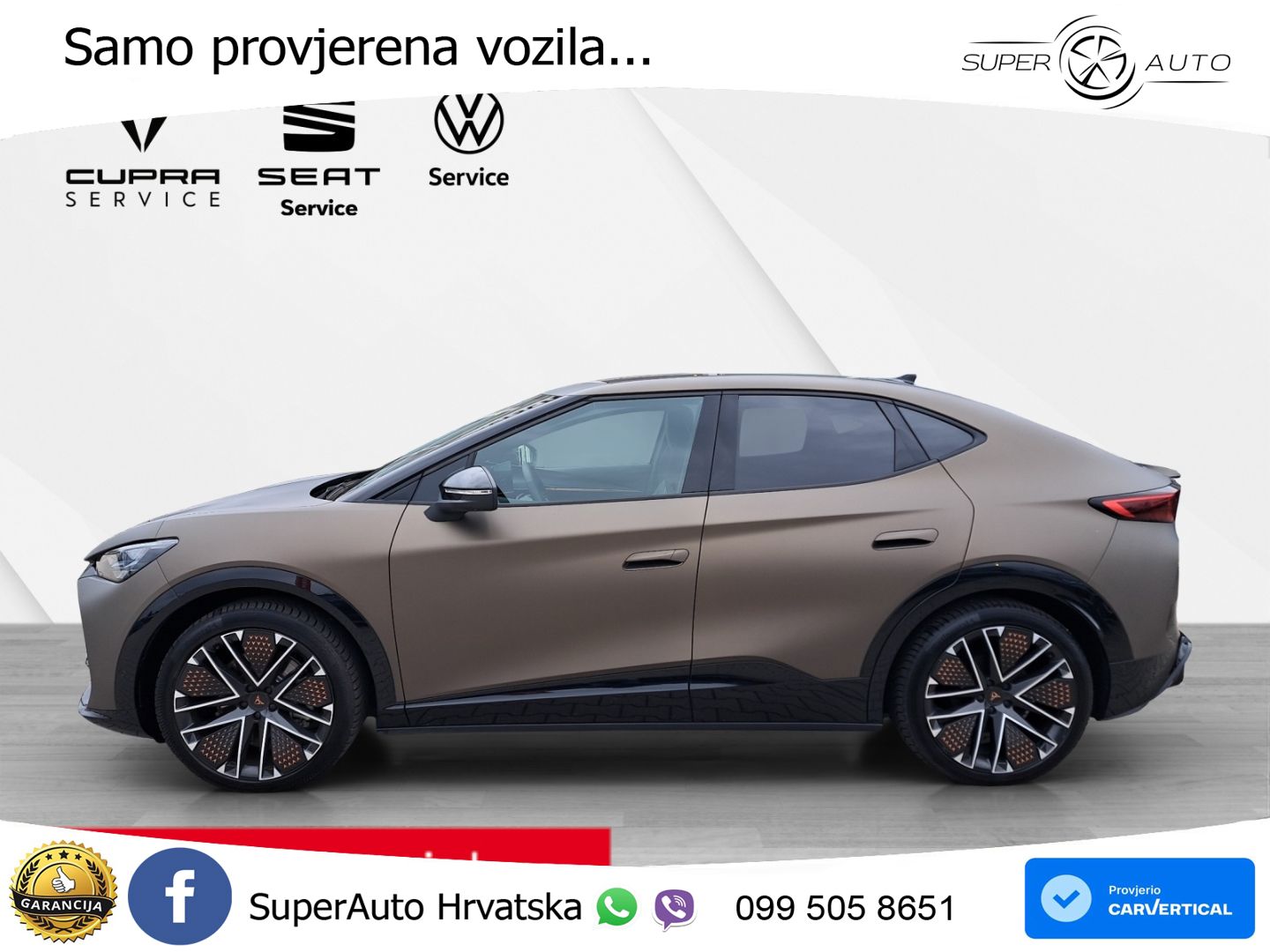 Cupra Tavascan 82 kWh (340 KS)  4WD VZ ACC+HEAD+4xGR SJED+360+PANO