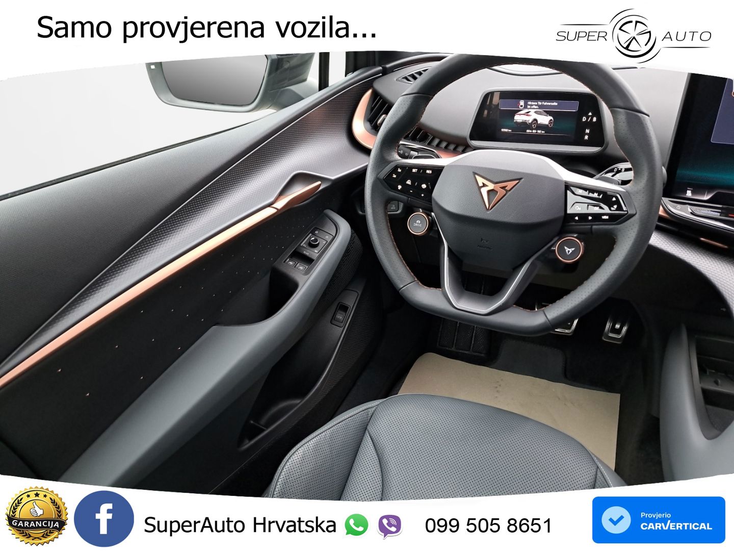 Cupra Tavascan 82 kWh (340 KS)  4WD VZ ACC+HEAD+4xGR SJED+360+PANO