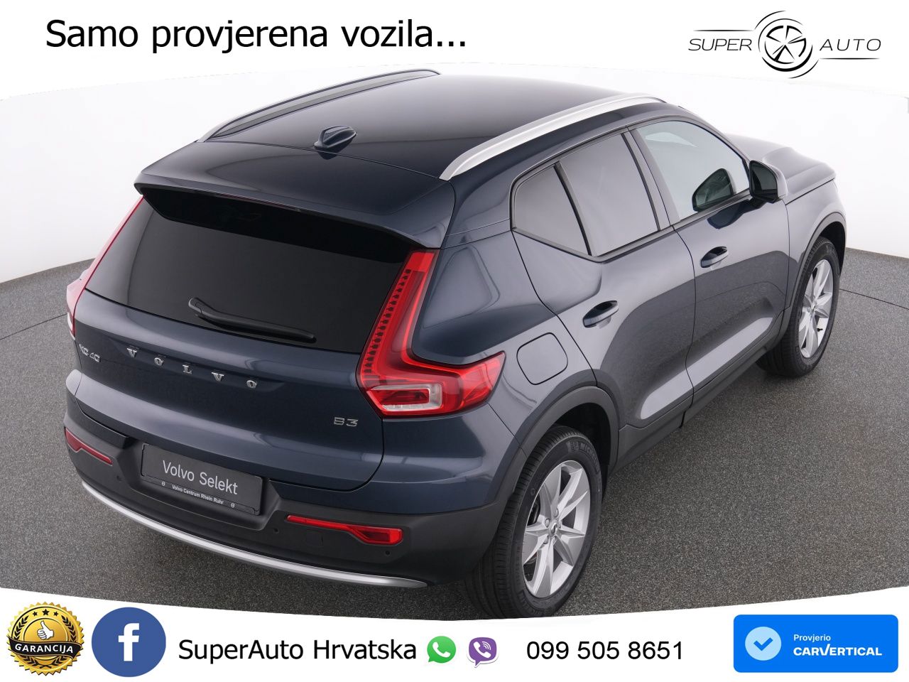 Volvo XC40 2.0 B3 163 KS Automatic LED+GR SJED+ACC