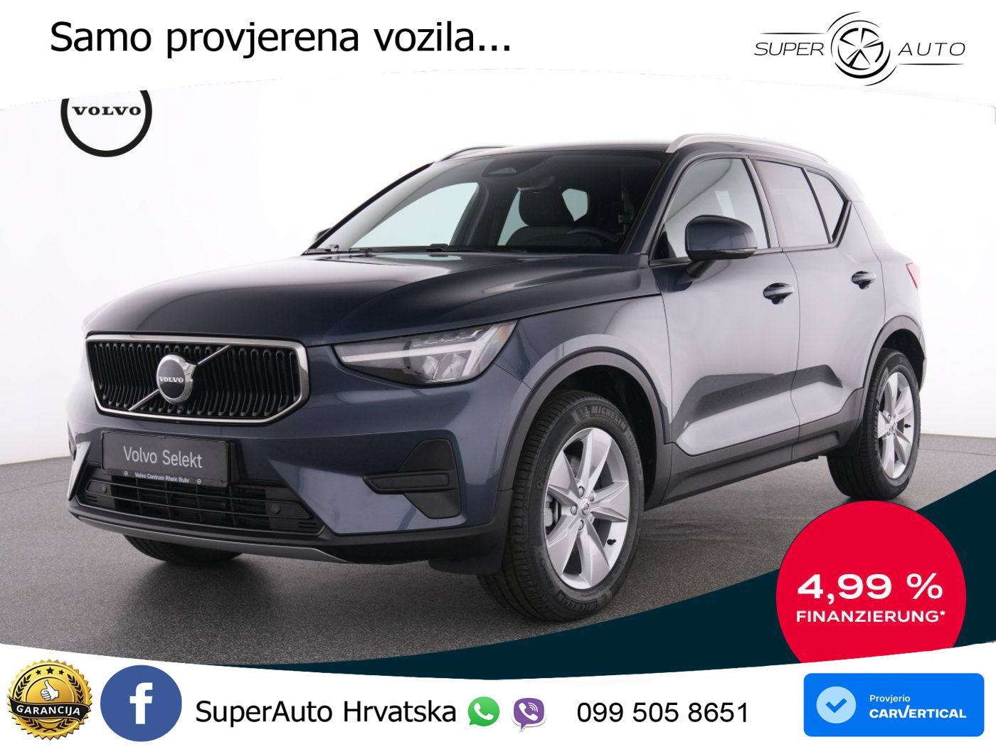 Volvo XC40 2.0 B3 163 KS Automatic LED+GR SJED+ACC