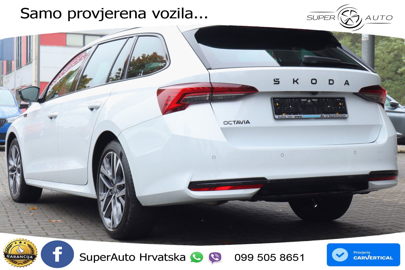 Škoda Octavia Combi 2.0 TDI (150 KS) DSG SportLine LED+GR SJED+ACC