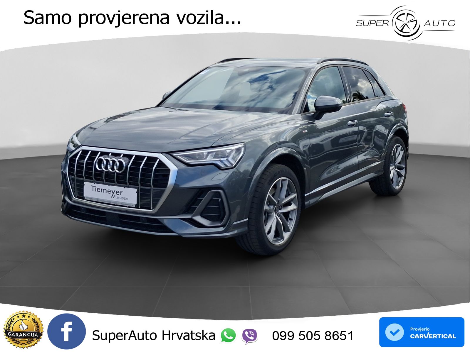 Audi Q3 40 TFSI (190 KS) quattro S tronic S line MATRIX+GR SJED+KAM
