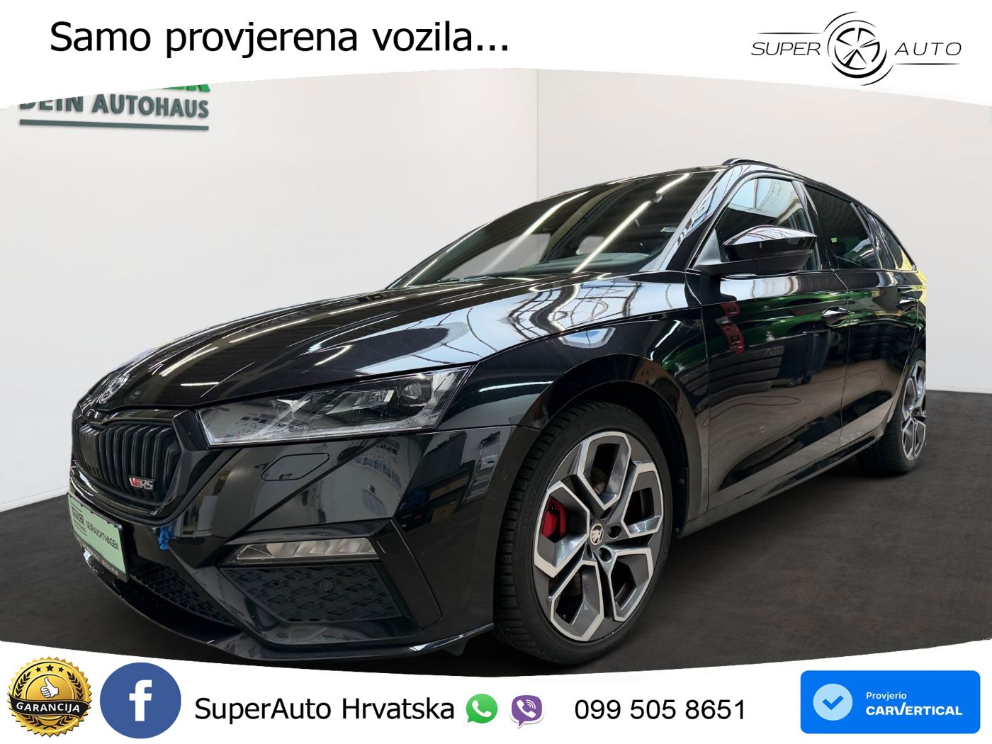 Škoda Octavia Combi RS 2.0 TSI (245 KS) DSG LED+GR SJED+ACC