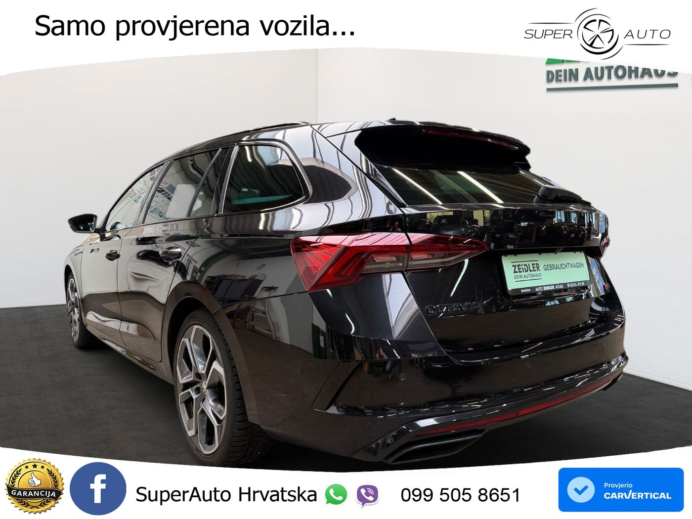 Škoda Octavia Combi RS 2.0 TSI (245 KS) DSG LED+GR SJED+ACC