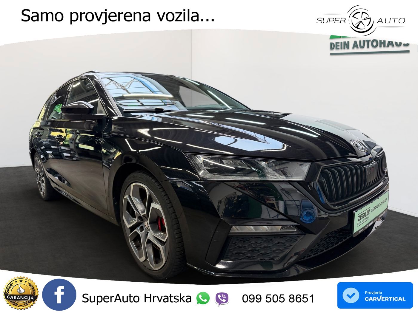 Škoda Octavia Combi RS 2.0 TSI (245 KS) DSG LED+GR SJED+ACC