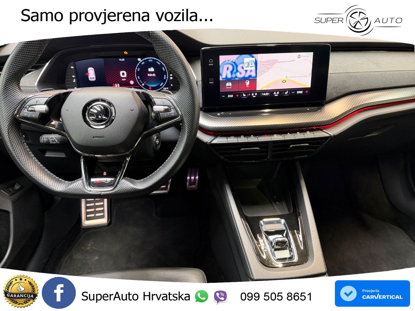 Škoda Octavia Combi RS 2.0 TSI (245 KS) DSG LED+GR SJED+ACC