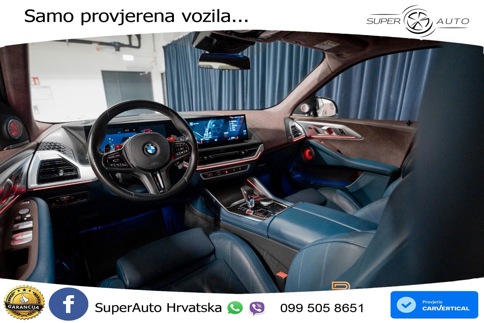 BMW XM 50e (476 KS) M xDrive M Steptronic LED+GR SJED+ACC