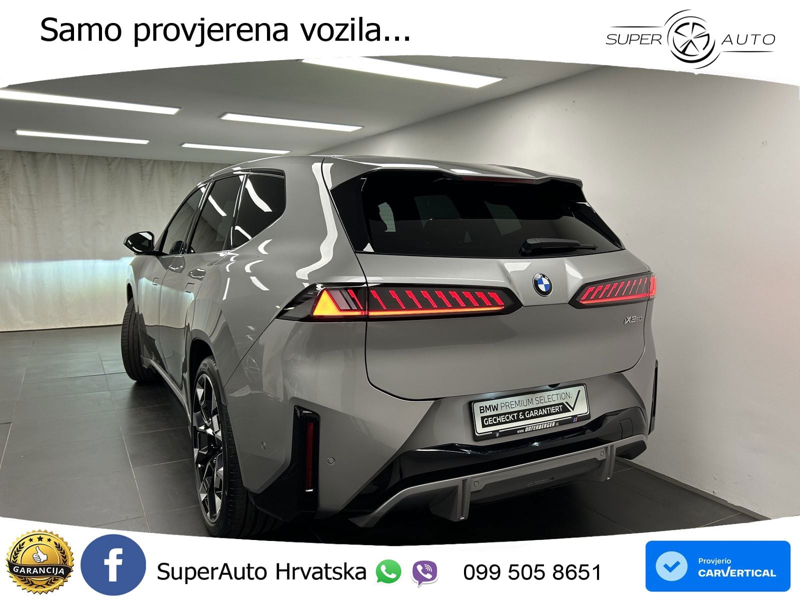 BMW iX3 50 108.7 kWh (469 KS) xDrive M Sport LED+GR SJED+ACC