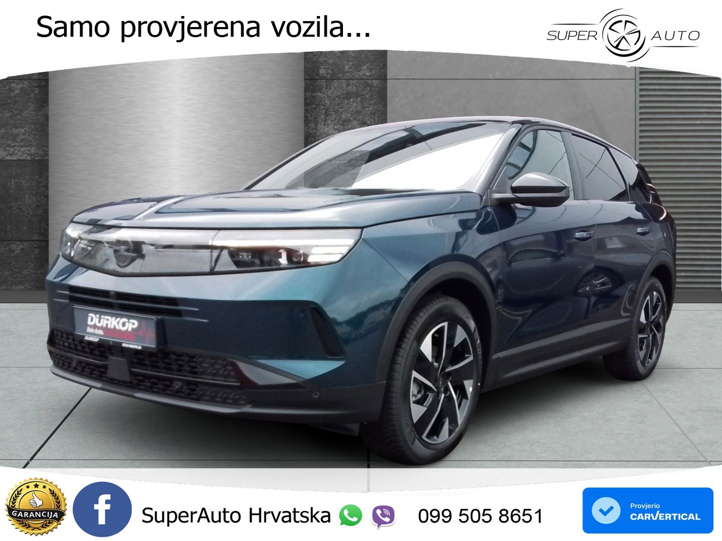Opel Grandland 1.2 Turbo (145 KS) Hybrid eDCT Ultimate LED+GR SJED+ACC