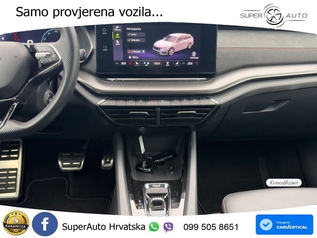 Škoda Octavia Combi RS 2.0 TDI (200 KS) 4x4 DSG LED+GR SJED+ACC