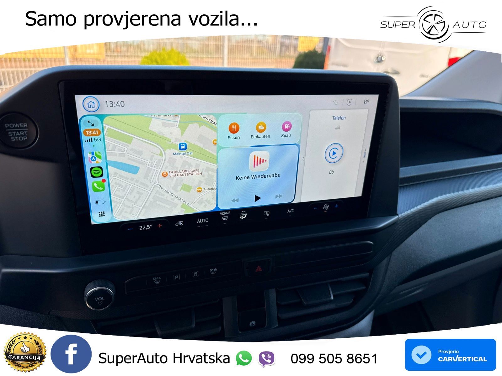 Ford Transit Custom Pharma Kühl Konvekt L2 lang Klima 110 KS