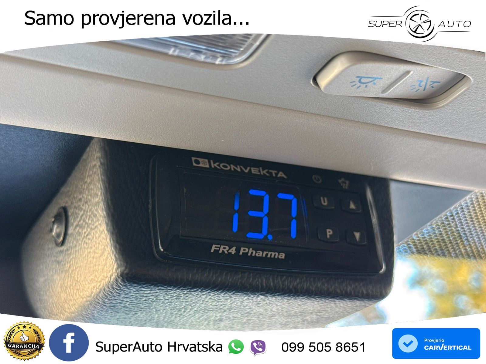 Ford Transit Custom Pharma Kühl Konvekt L2 lang Klima 110 KS