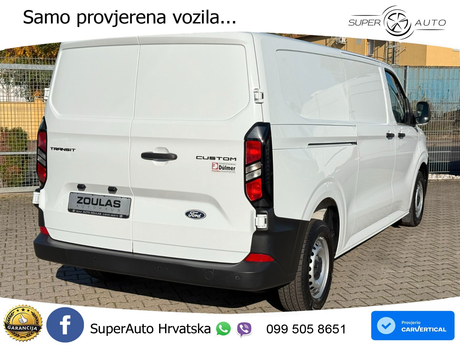 Ford Transit Custom Pharma Kühl Konvekt L2 lang Klima 110 KS
