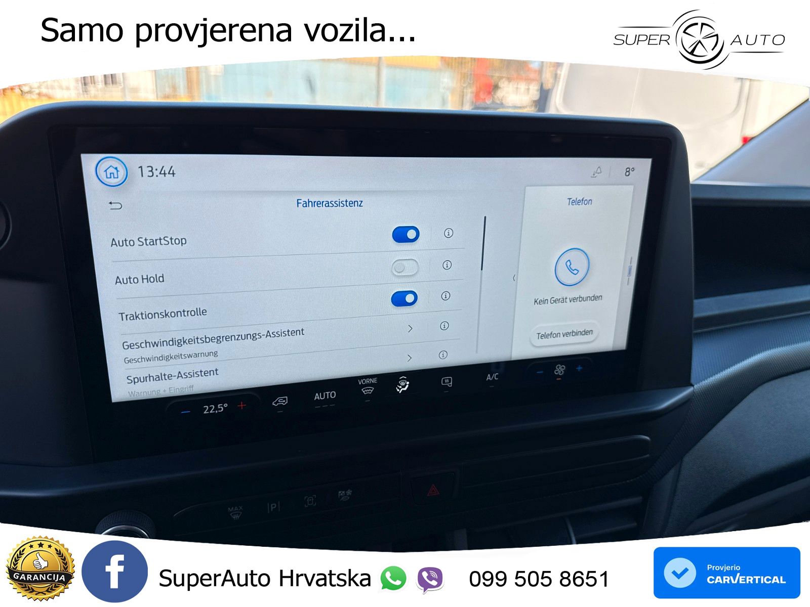 Ford Transit Custom Pharma Kühl Konvekt L2 lang Klima 110 KS