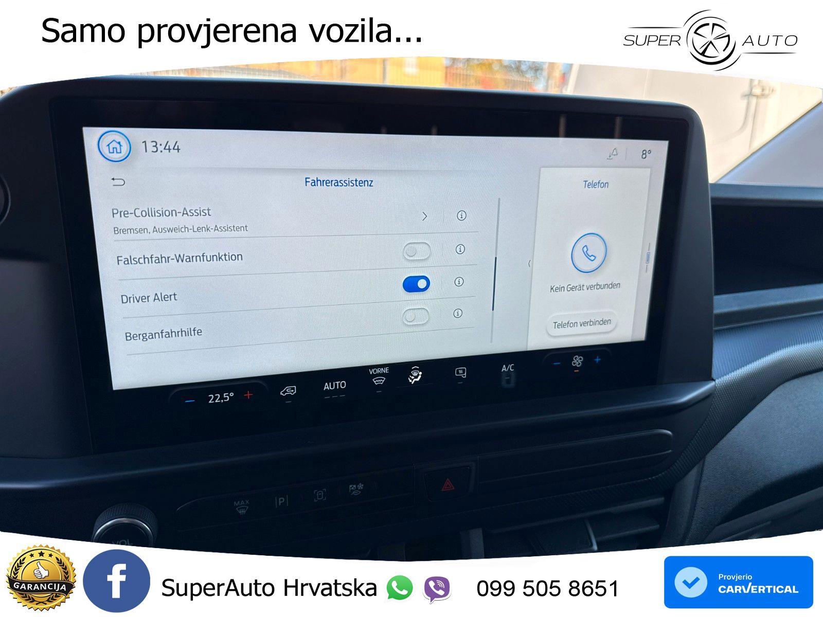 Ford Transit Custom Pharma Kühl Konvekt L2 lang Klima 110 KS
