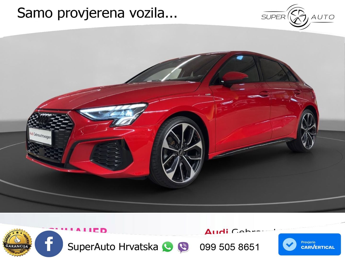 Audi A3 35 TFSI (150 KS) S tronic S line LED+GR SJED+ACC