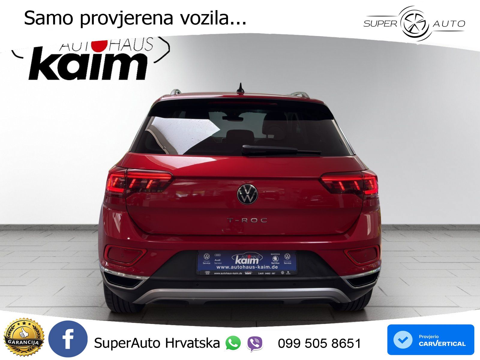 Volkswagen T-Roc I 1.5 TSI (150 KS) DSG MATRIX+GR SJED+KAM