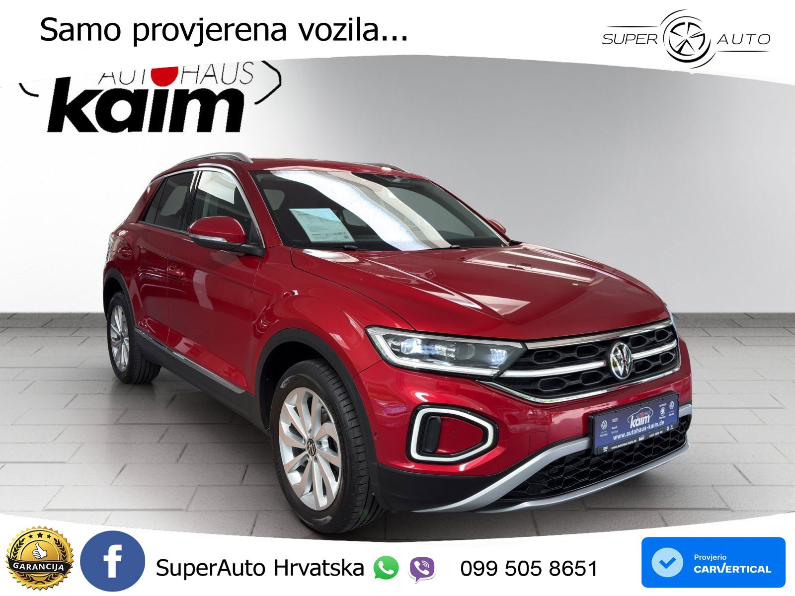 Volkswagen T-Roc I 1.5 TSI (150 KS) DSG MATRIX+GR SJED+KAM