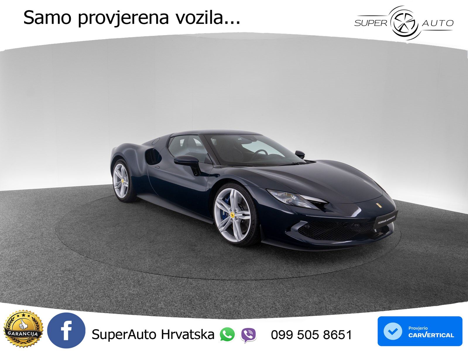 Ferrari 296 GTB 3.0 V6 (830 KS) F1 DCT
