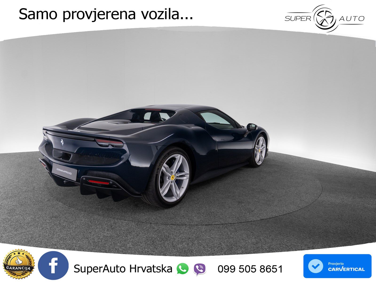 Ferrari 296 GTB 3.0 V6 (830 KS) F1 DCT