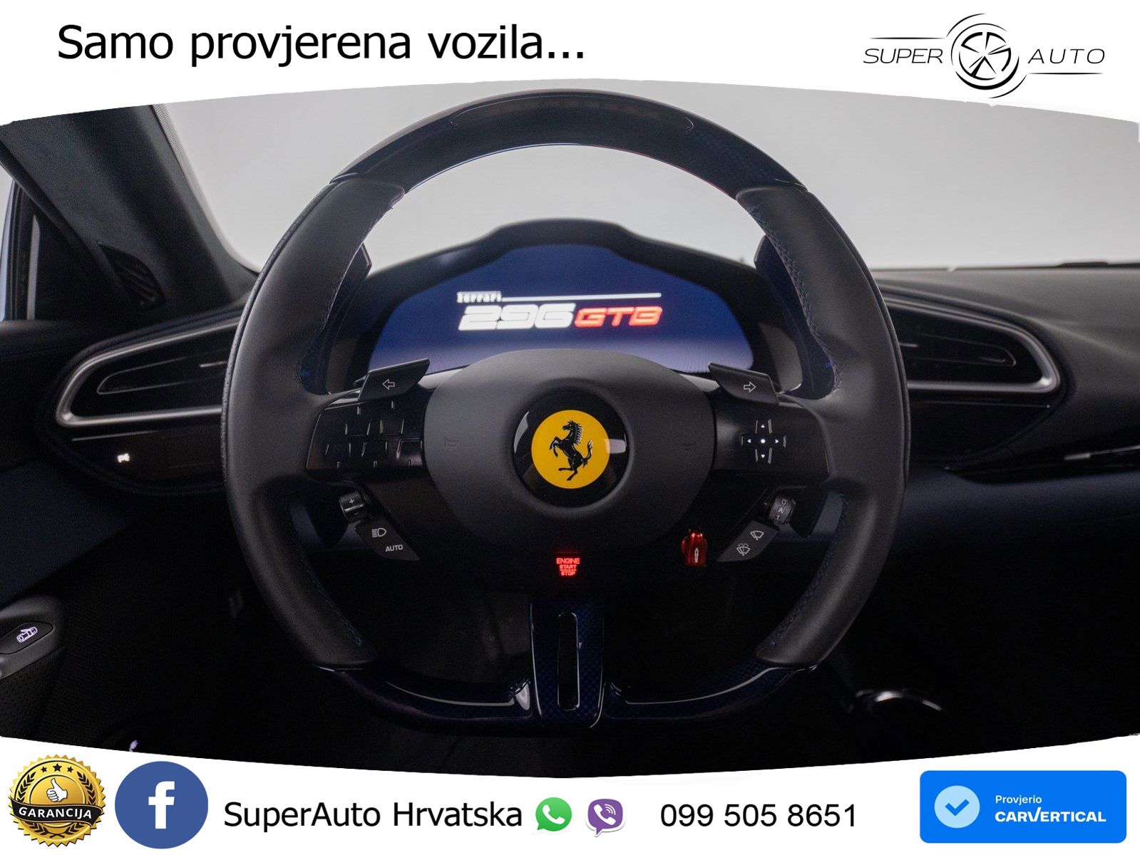 Ferrari 296 GTB 3.0 V6 (830 KS) F1 DCT