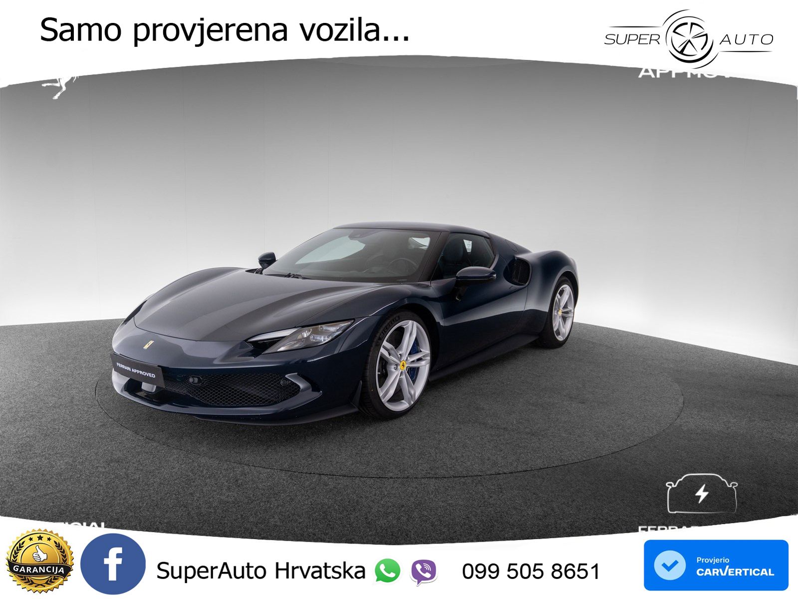 Ferrari 296 GTB 3.0 V6 (830 KS) F1 DCT