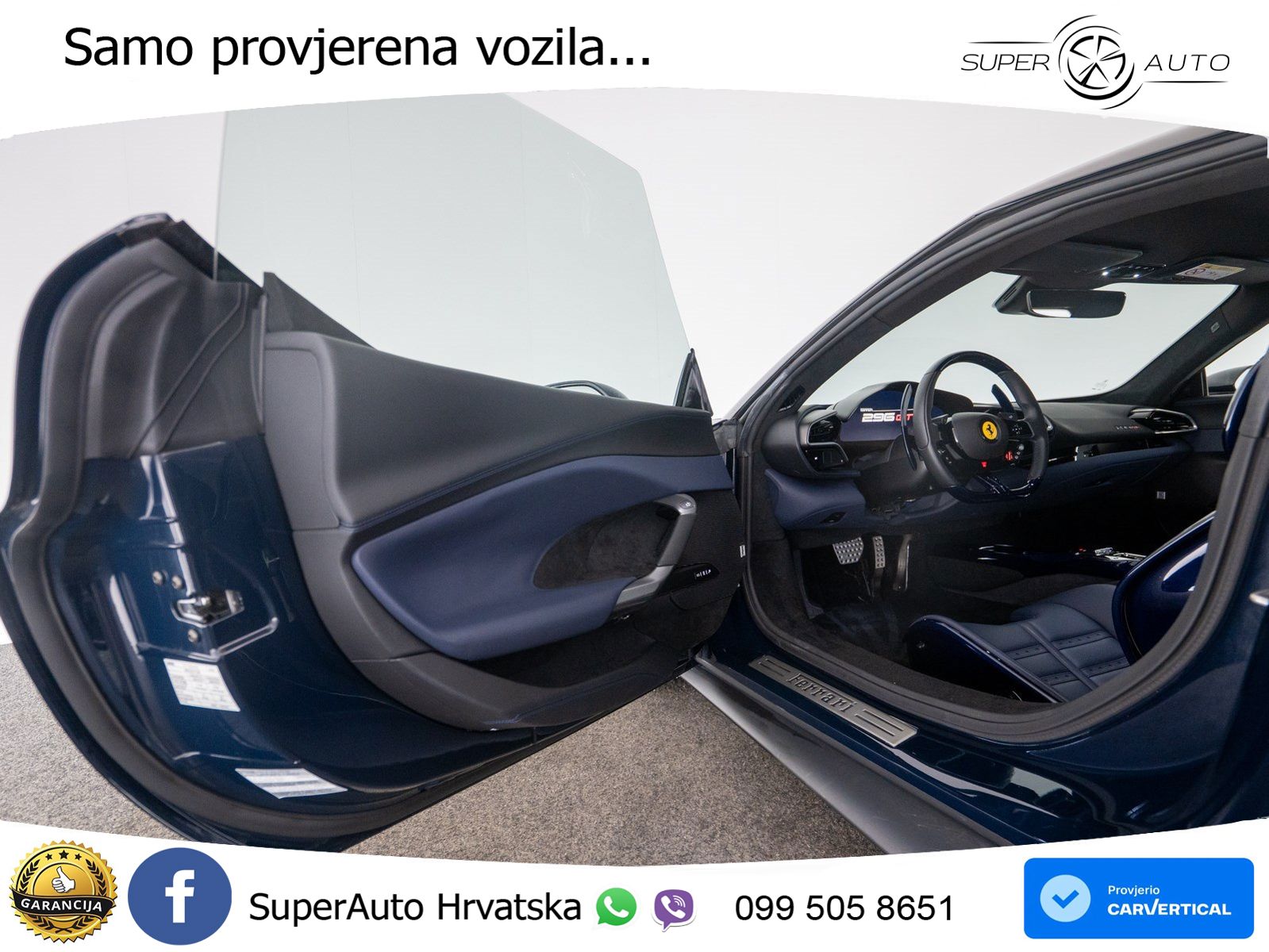 Ferrari 296 GTB 3.0 V6 (830 KS) F1 DCT