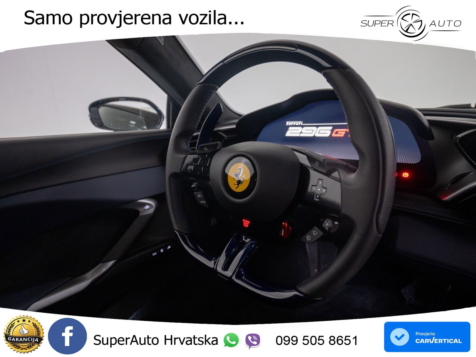 Ferrari 296 GTB 3.0 V6 (830 KS) F1 DCT