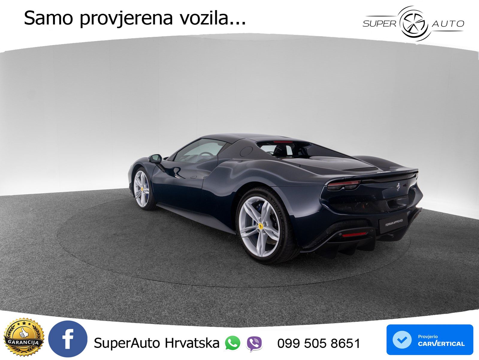 Ferrari 296 GTB 3.0 V6 (830 KS) F1 DCT