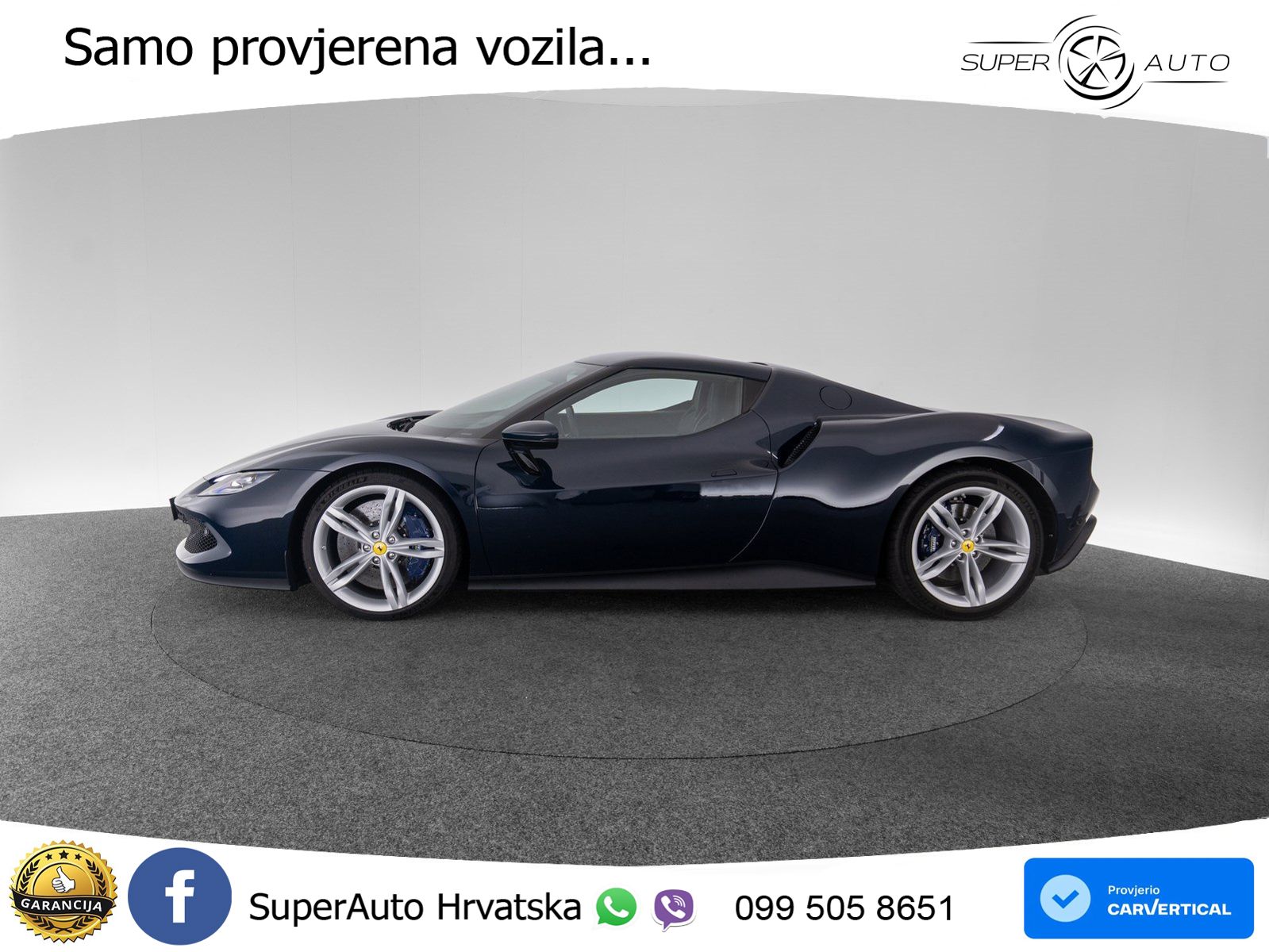 Ferrari 296 GTB 3.0 V6 (830 KS) F1 DCT