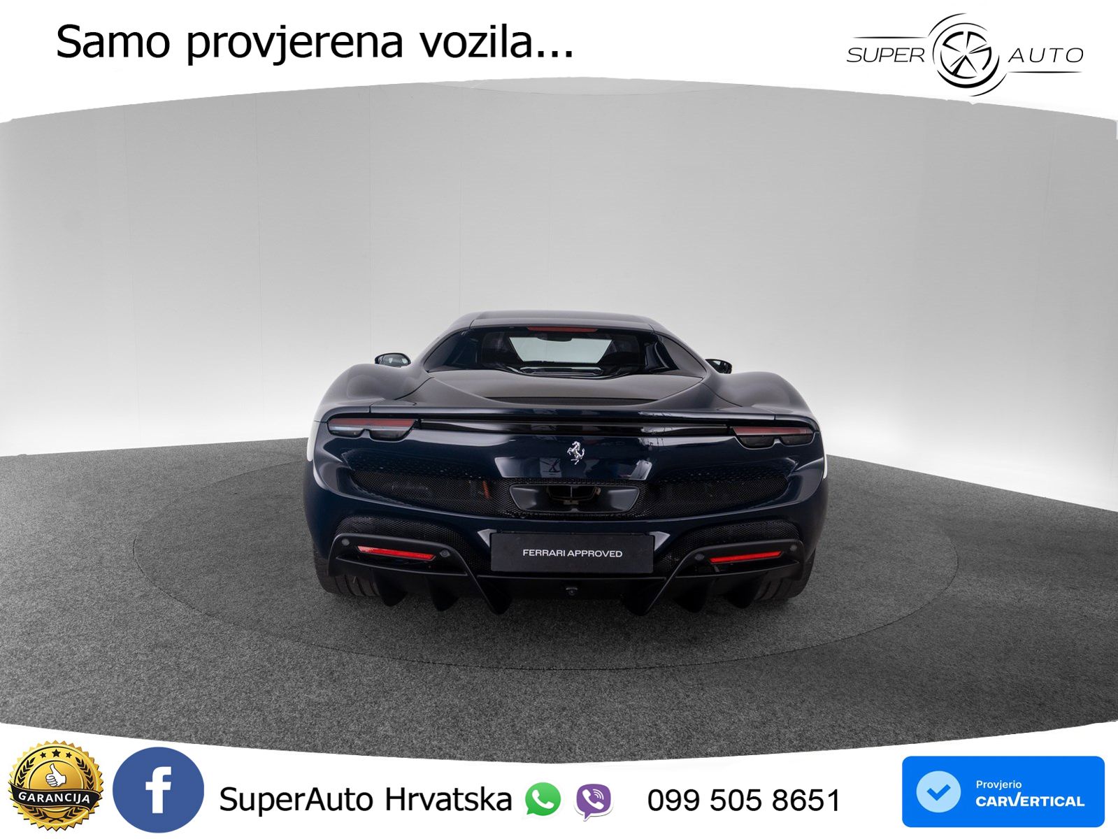 Ferrari 296 GTB 3.0 V6 (830 KS) F1 DCT