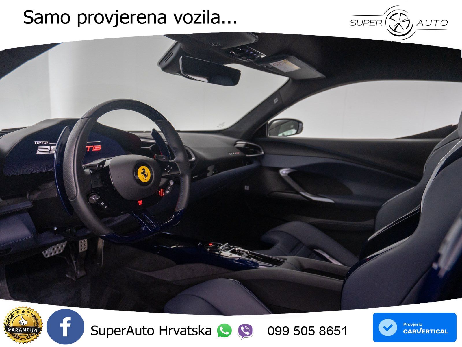 Ferrari 296 GTB 3.0 V6 (830 KS) F1 DCT