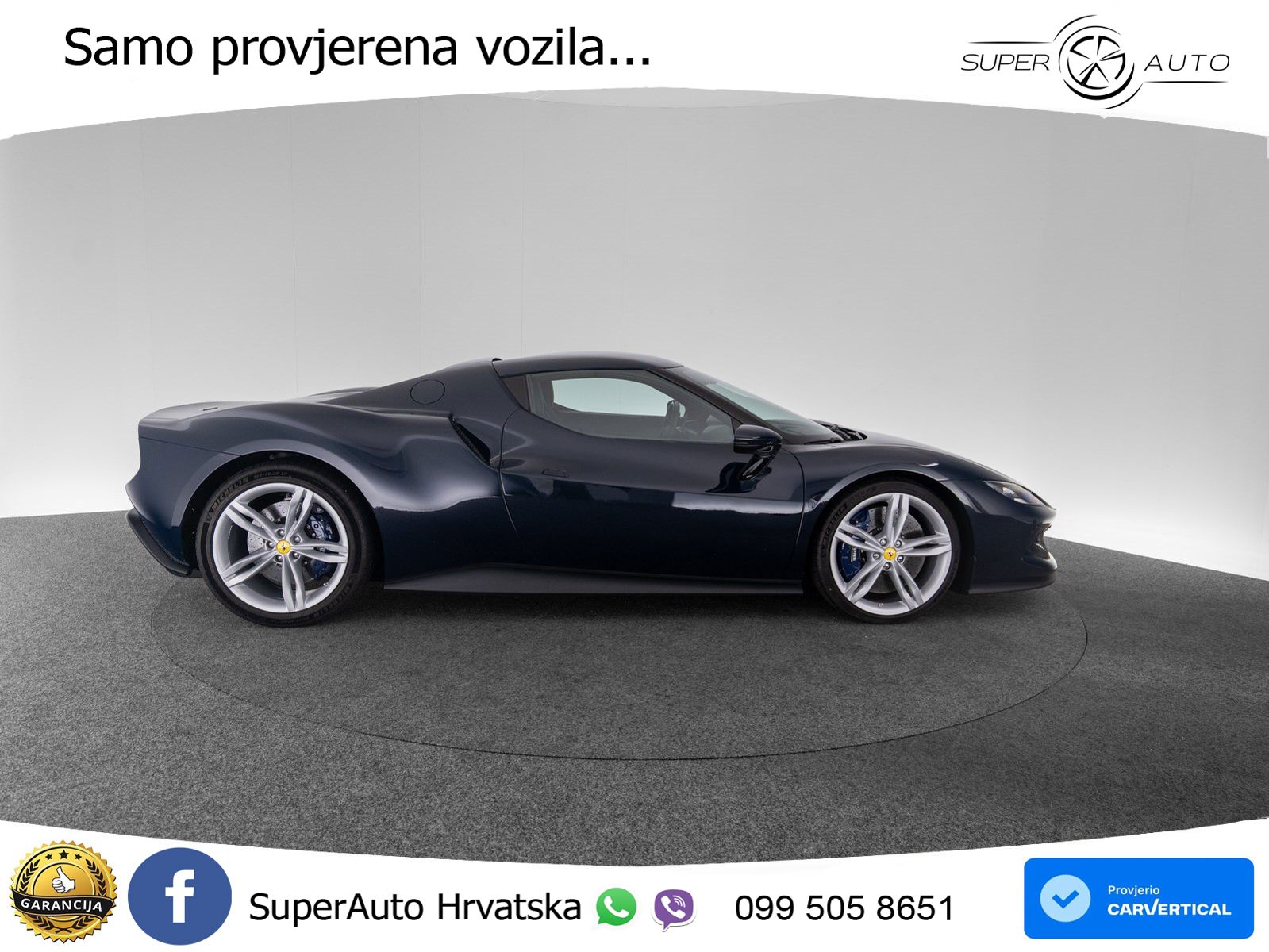 Ferrari 296 GTB 3.0 V6 (830 KS) F1 DCT