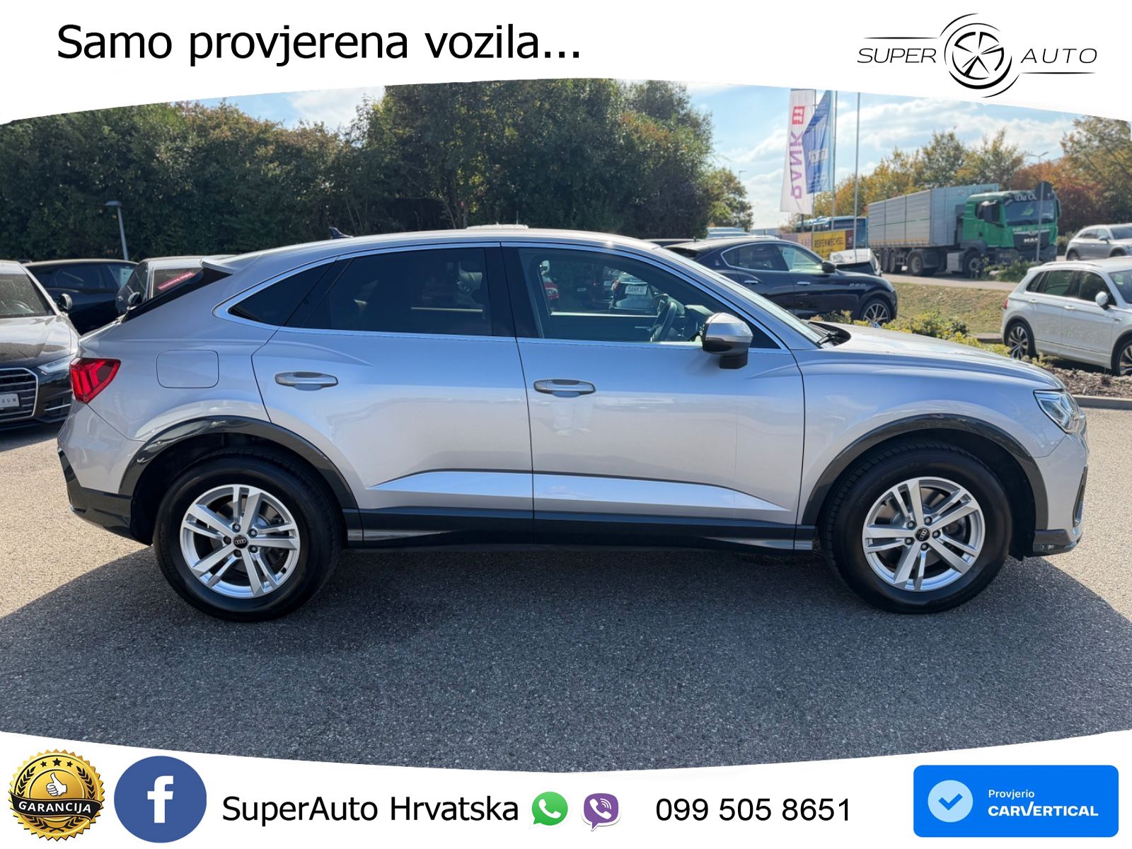 Audi Q3 II Sportback 40 TFSI (190 KS) quattro S tronic LED+GR SJED+ACC