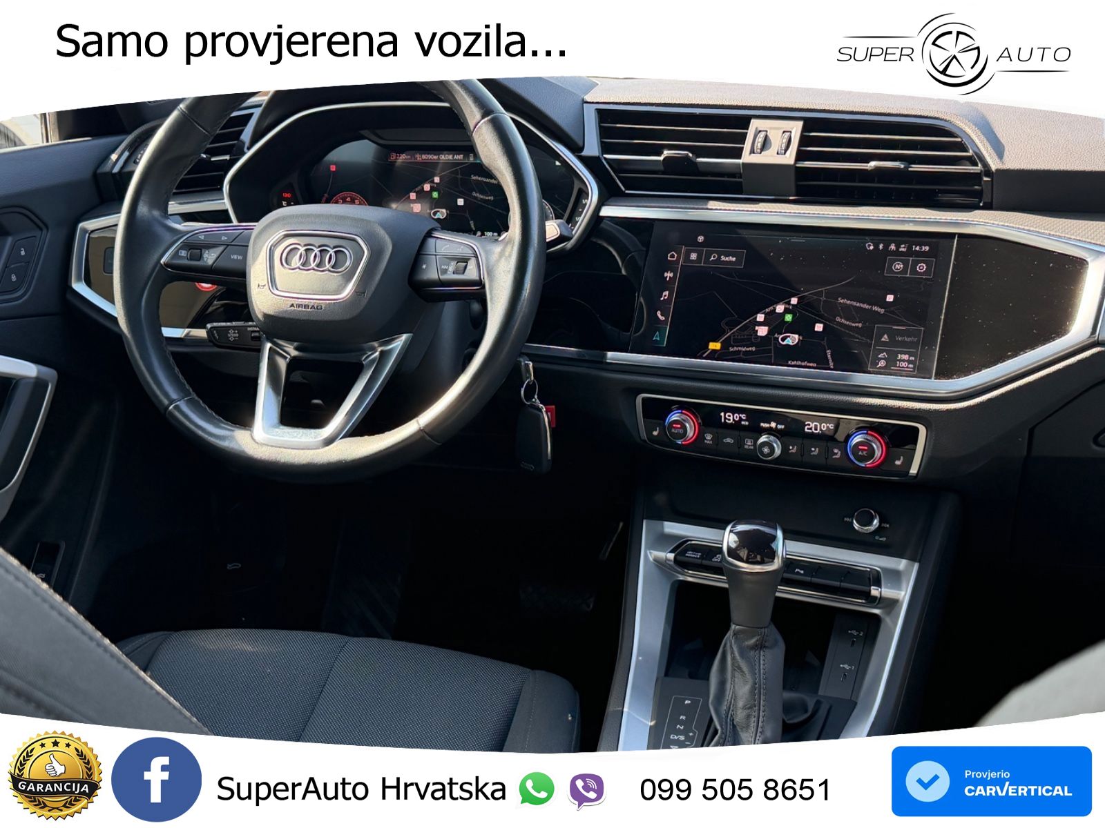 Audi Q3 II Sportback 40 TFSI (190 KS) quattro S tronic LED+GR SJED+ACC