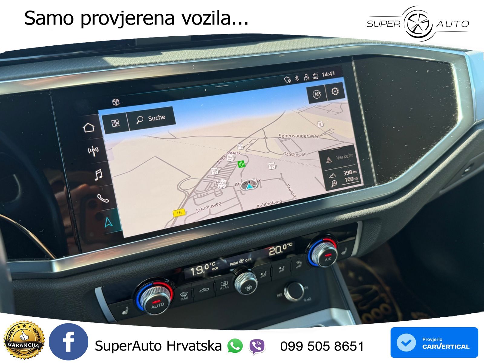 Audi Q3 II Sportback 40 TFSI (190 KS) quattro S tronic LED+GR SJED+ACC