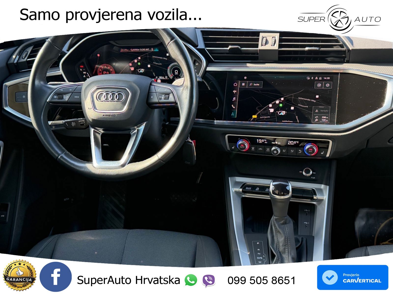 Audi Q3 II Sportback 40 TFSI (190 KS) quattro S tronic LED+GR SJED+ACC