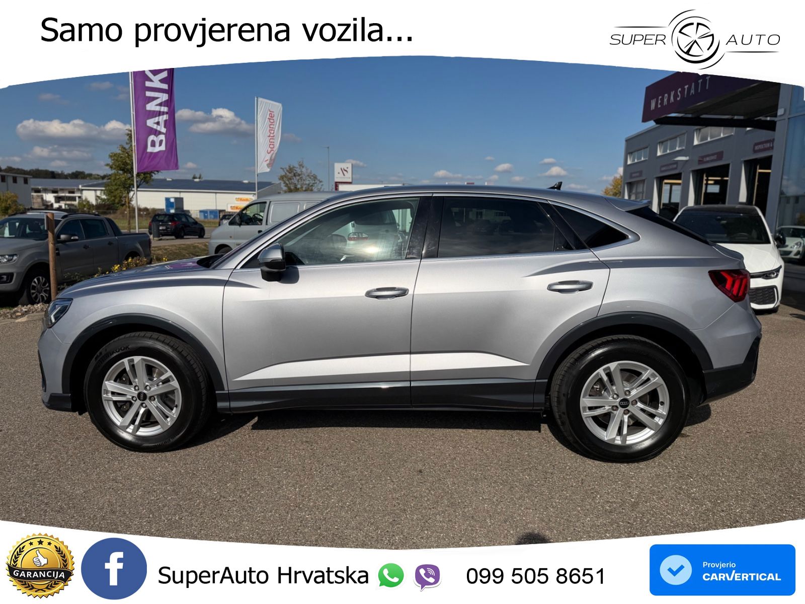 Audi Q3 II Sportback 40 TFSI (190 KS) quattro S tronic LED+GR SJED+ACC