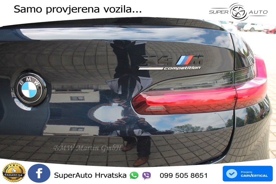 BMW X4 M Competition 3.0 (510 KS) xDrive Steptronic LED+GR SJED+ACC