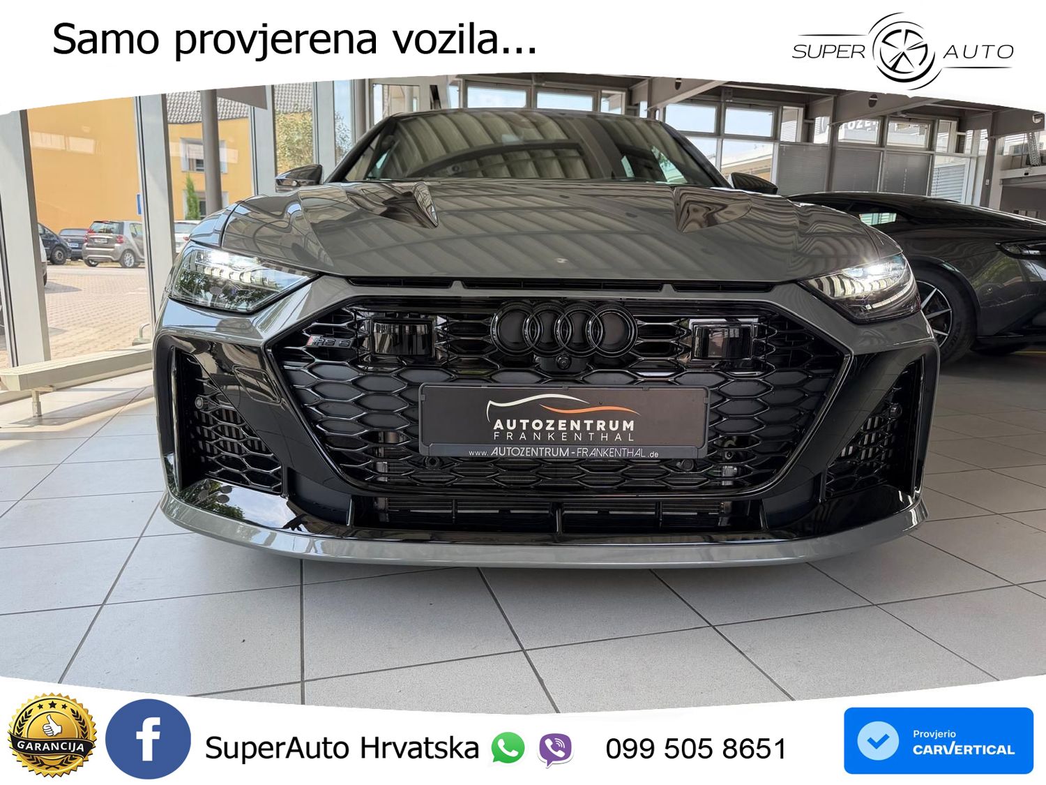 Audi RS6 Avant GT 4.0 TFSI V8 (630 KS) quattro tiptronic LED+GR SJED+ACC