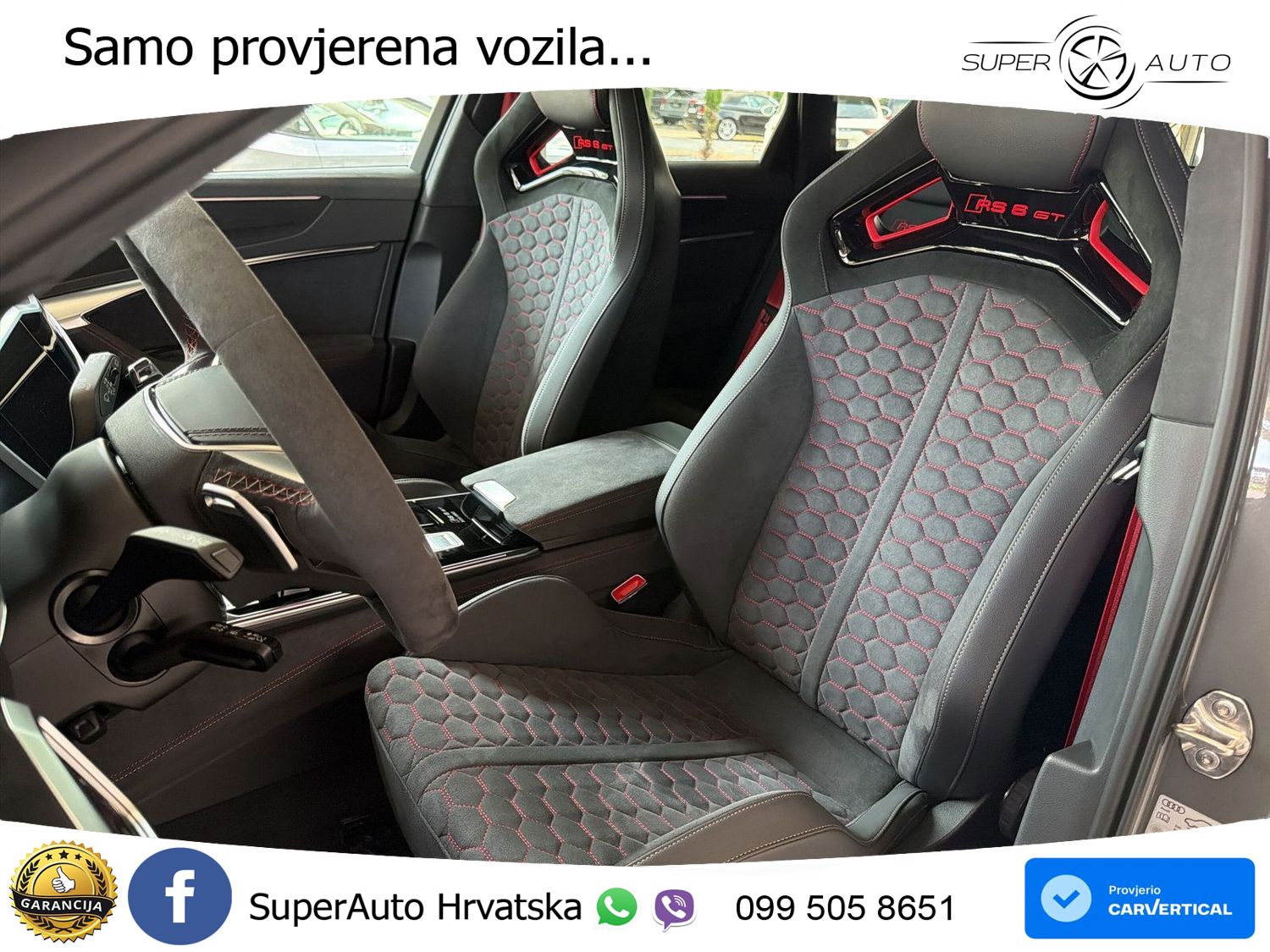 Audi RS6 Avant GT 4.0 TFSI V8 (630 KS) quattro tiptronic LED+GR SJED+ACC