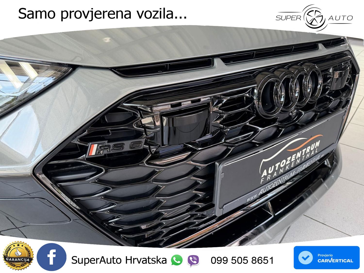 Audi RS6 Avant GT 4.0 TFSI V8 (630 KS) quattro tiptronic LED+GR SJED+ACC