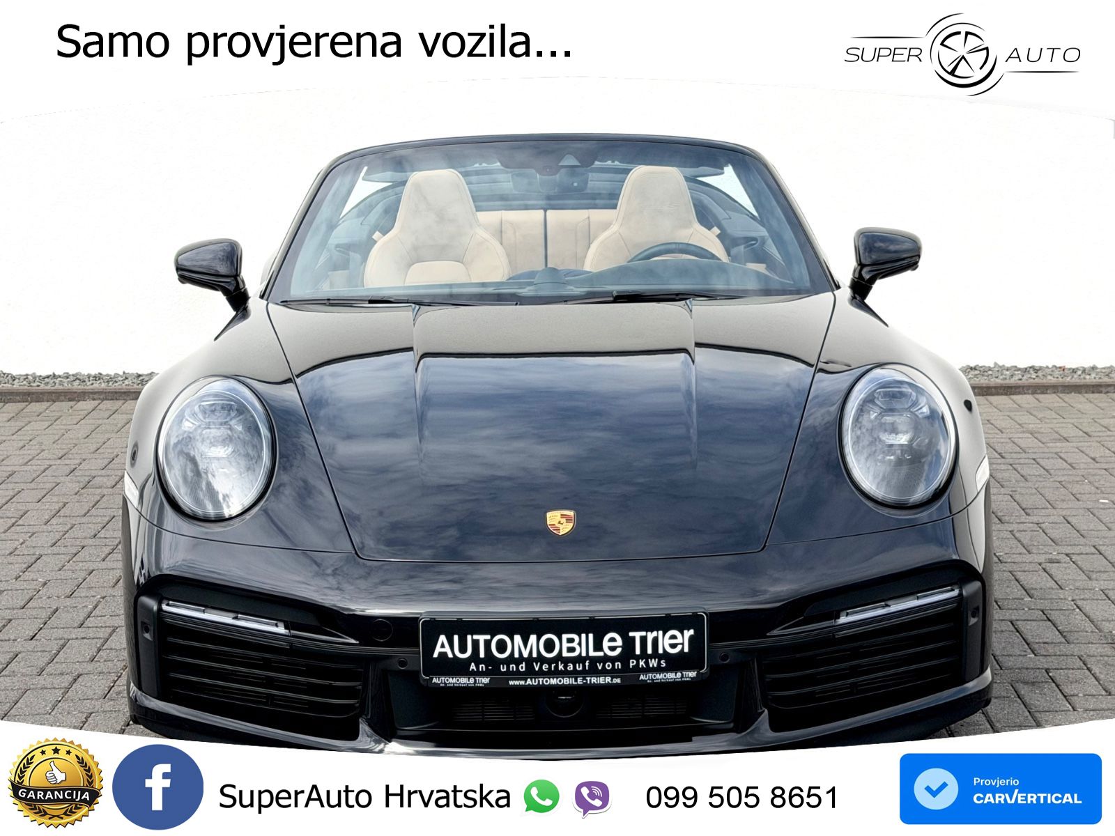 Porsche 911 Turbo S Cabriolet 3.8 (650 KS) PDK ZRAČNI+ACC+GR SJED+KAM